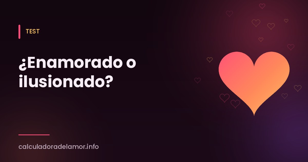 Corazón dividido entre dos tonos que ilustra el test para saber si estás enamorado o solo ilusionado